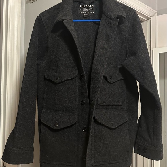 Filson Other - Filson Men's Charcoal Wool Field Jacket